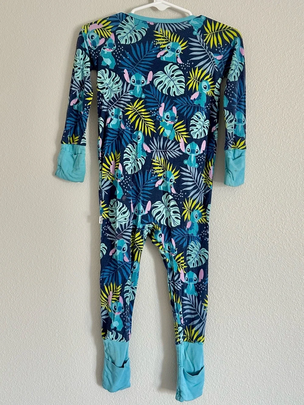 Little Sleepies Disney Aloha Stitch Bamboo Zippy Pajamas 6-12M